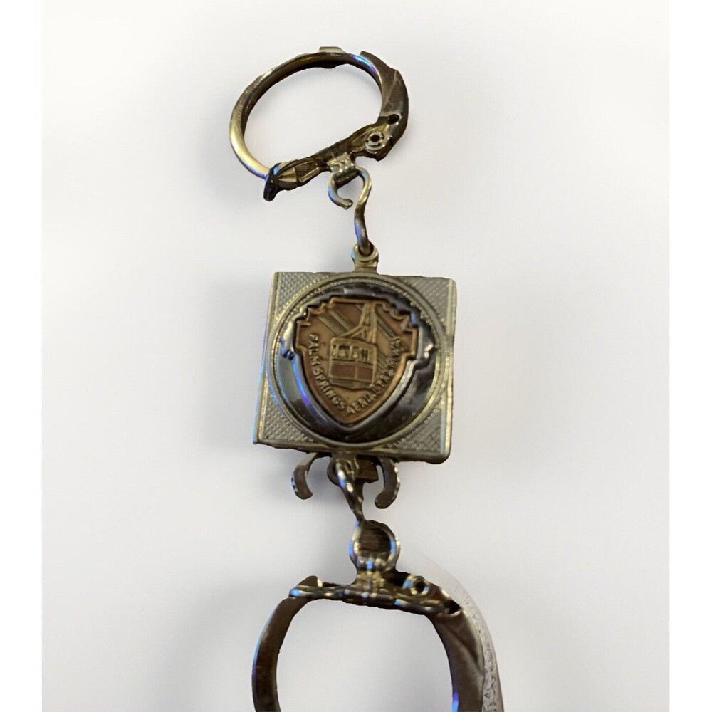 Vintage Palm Springs Aerial Tramway Keychain  Souvenir Metal Keyring